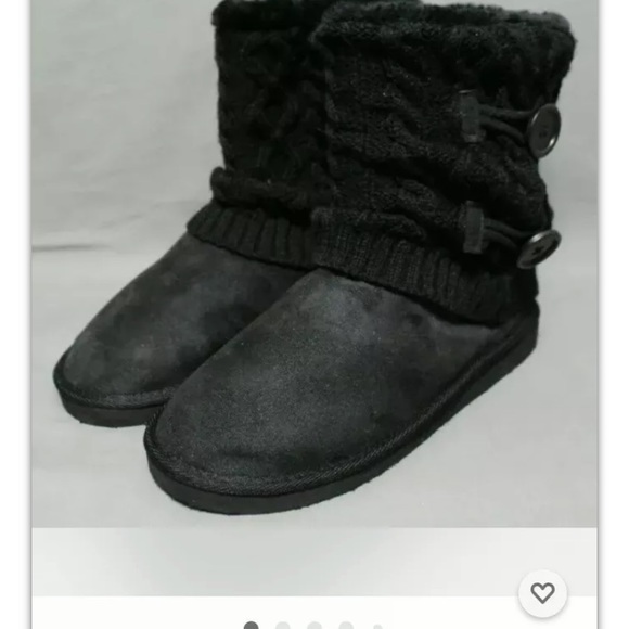 Serene Island, women, boots, casual, outdoor, faux leather, black, size 7.5.: - Picture 11 of 11